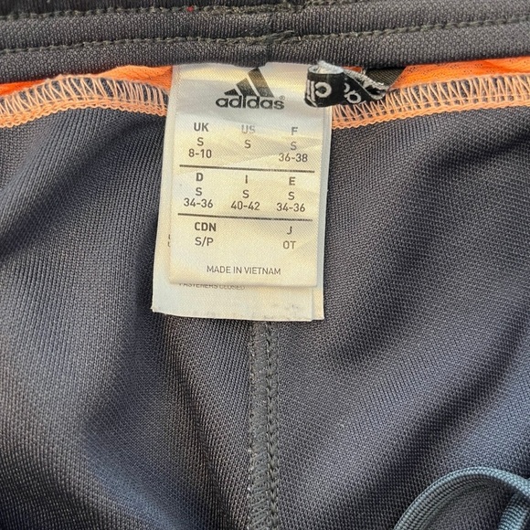 Adidas Black and Orange Track Pants size small - Picture 5 of 6